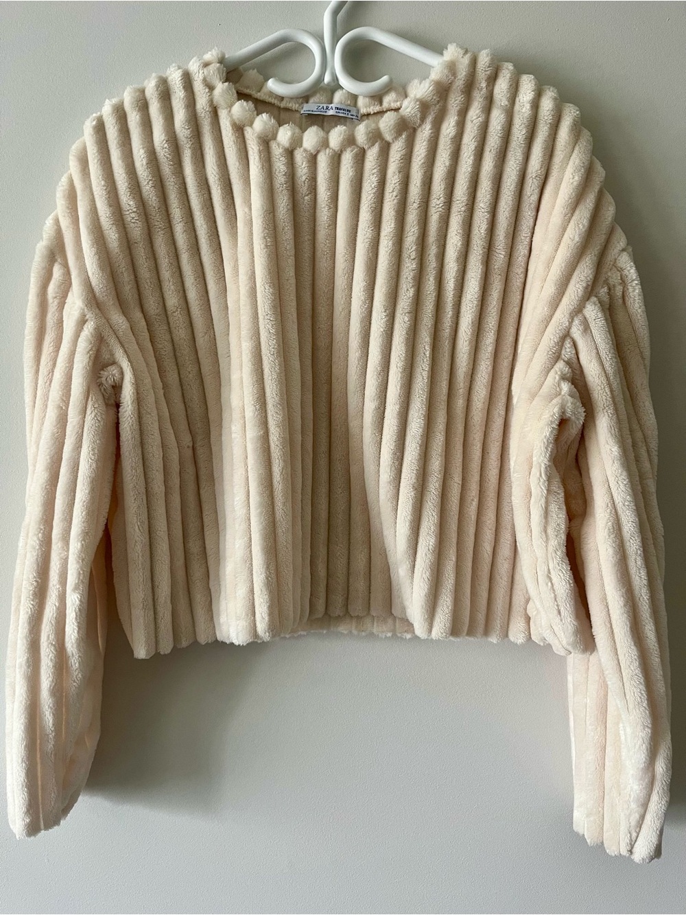 Zara Trafaluc Hot Chocolate Super Soft Ribbed Sweater
